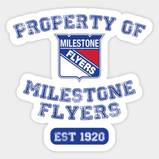 Milestone Flyers3 Sticker